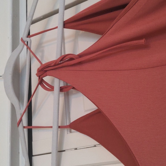 ⭐ 2/ $12 I ♥️ Joah salmon pink maxi dress size L - Picture 5 of 7